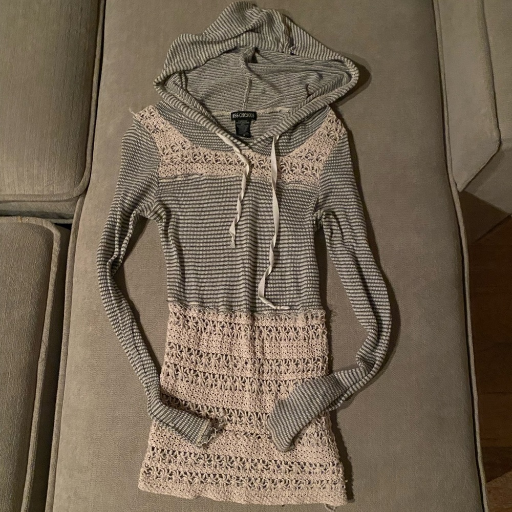 Women’s Lace striped hoodie from Miss Chievous